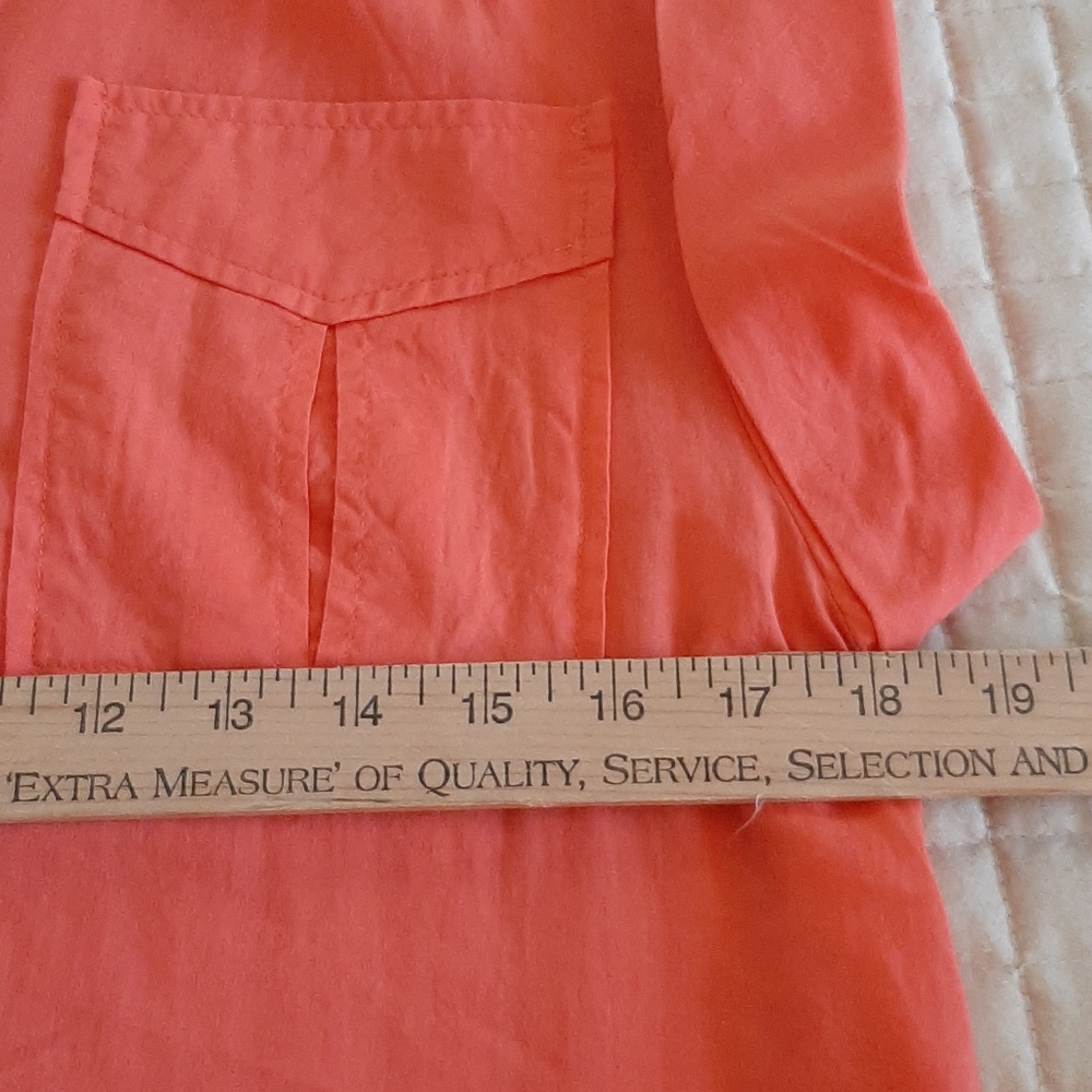 Lightly lined euc tunic, button up - Picture 2 of 3